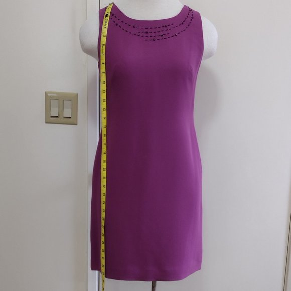 Elegant Sequin Embroidered Neck Sleeveless Party Dress NWOT - Picture 13 of 13